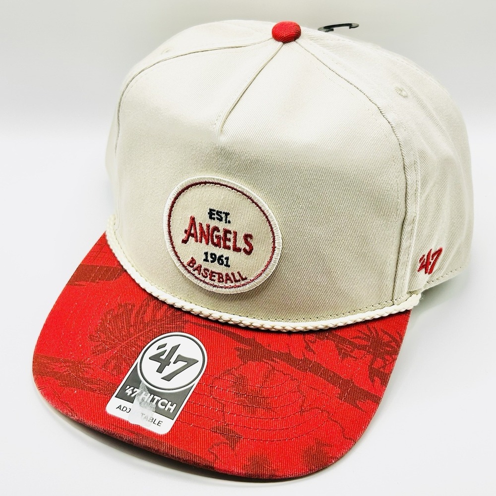 Los Angeles Angels '47 Brand 2-Tone Rope Tropical Hitch A-Frame Hat Cap Snapback